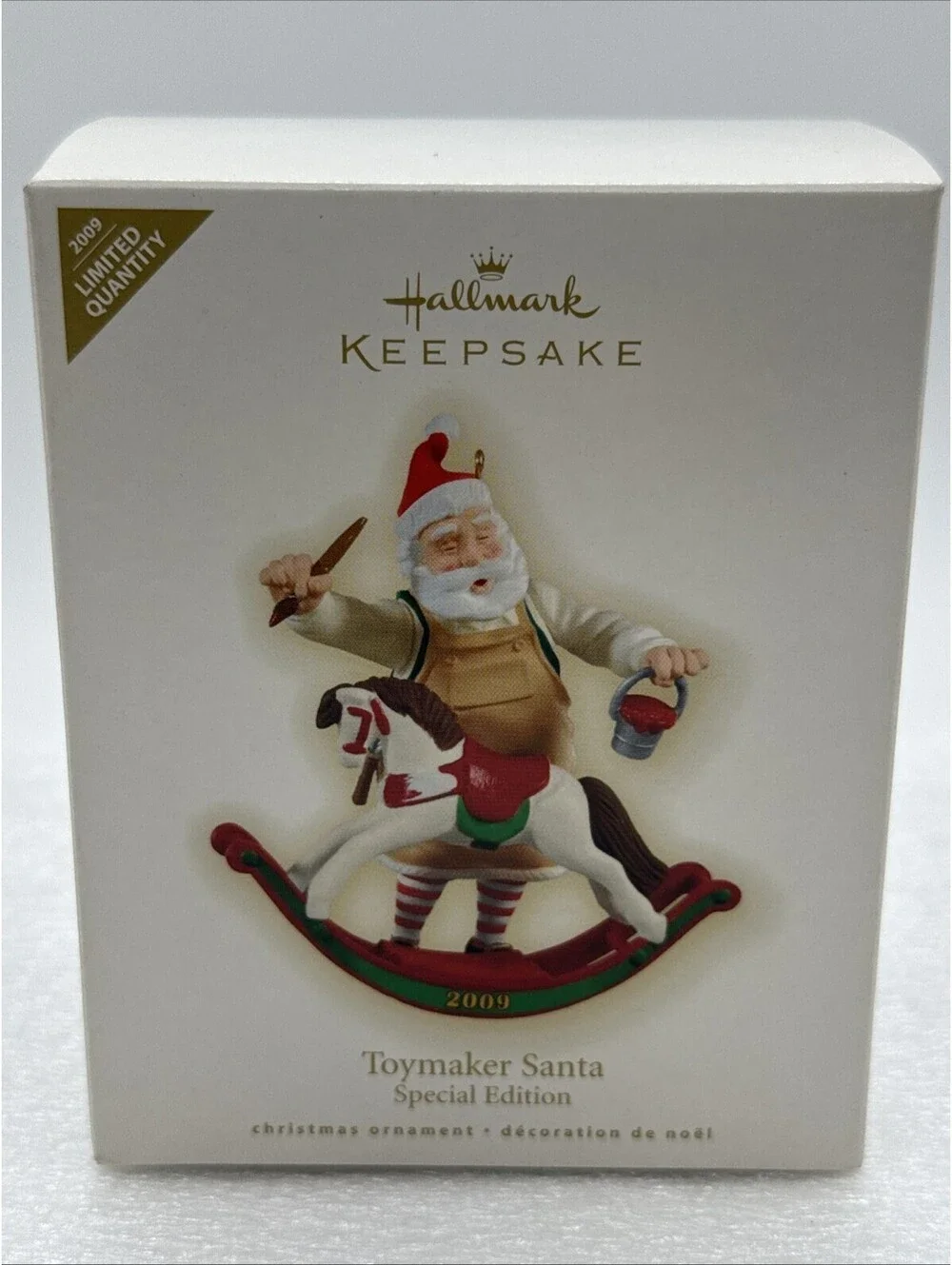 2009 Hallmark Toymaker Santa Christmas Ornament Limited Edition Quantity New